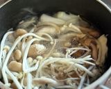お鍋で残った野菜木の子で！中華玉子スープ作り方2写真
