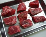 簡単！オレンジクリームチーズビーフ作り方1写真