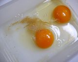 簡単！出汁たまトースト作り方1写真