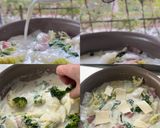 白菜とブロッコリーのチーズクリーム煮作り方5写真