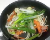 簡単☆岩津ねぎ☆にゅるっとパスタ作り方4写真