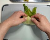 和風★鶏と餅のロールレタス★動画あり★作り方13写真