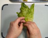 和風★鶏と餅のロールレタス★動画あり★作り方12写真