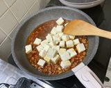 麻婆豆腐（料理の鉄人陳さん追悼）作り方10写真