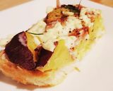 食パンdeキッシュ☆濃厚クリチ&さつま芋作り方5写真
