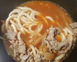 牛肉&大根☆韓国ラーメン冷凍煮込みうどん作り方2写真