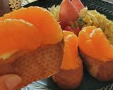 みかん☆蜂蜜クリチのオープンサンド作り方4写真