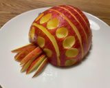 りんご飾り切り（王蟲リンゴ）作り方4写真