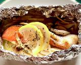 鮭のホイル包み焼き作り方12写真