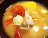 和風だしと白みそで作る和風チキンシチュー作り方3写真