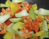えびと青梗菜の炒め物作り方4写真