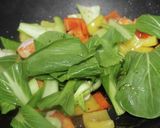 えびと青梗菜の炒め物作り方5写真