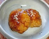 あつあつもちもち！みたらし団子風★蓮根餅作り方9写真