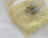 白菜とアンチョビのレンジ蒸し作り方3写真