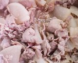 簡単★豚こま肉と大根の煮付け「ブタロス」作り方3写真