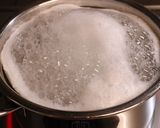 熱湯で煮る七草粥☆大根葉ふりかけ添え作り方3写真