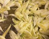 食用菊のもずく酢作り方1写真