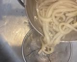 【楽チン】豚しゃぶ温玉うどん作り方3写真