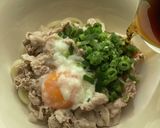 【楽チン】豚しゃぶ温玉うどん作り方6写真
