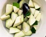 白菜茄子きな粉洋風八宝菜味ツナ野菜炒め作り方5写真