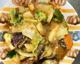 白菜茄子きな粉洋風八宝菜味ツナ野菜炒め作り方16写真