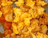 絶品♡鶏肉とふわふわ卵のケチャップ炒め作り方7写真