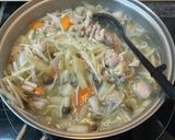 ☆コールドスタートで具たくさんな鶏汁☆作り方12写真