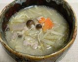 ☆コールドスタートで具たくさんな鶏汁☆作り方18写真