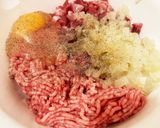 荒々しい砂肝ハンバーグ作り方3写真