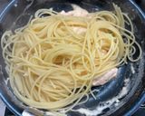 明太子クリームパスタ作り方9写真