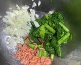 菜の花のテリーヌ　胡麻ビネガーソース作り方1写真