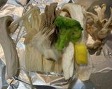 レモンで減塩　パパきのこのホイル焼き作り方2写真