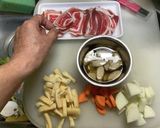 旨みたっぷり！肉ダク猪汁作り方2写真