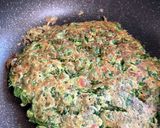 大根葉のお好み焼き作り方5写真