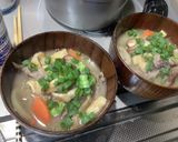 旨みたっぷり！肉ダク猪汁作り方9写真
