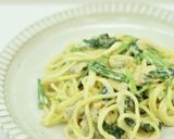 ほうれん草とあさりのレモンクリームパスタ作り方5写真