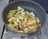 レンジでチン！冷凍うどんで醤油焼うどん作り方4写真