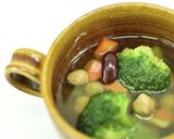 ブロッコリーとお豆のスープ作り方3写真