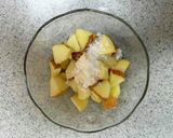 簡単！りんごと豆腐の蒸しパン作り方2写真