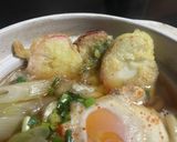 かまぼこの天ぷらの鍋焼きうどん作り方8写真