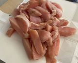 鶏チリ(鶏むね肉のエビチリ風)作り方1写真