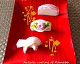 蒲鉾の飾り切り2種☀️新年を飛躍の年に❗作り方6写真