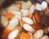 給食の「みそけんちん汁」♡具沢山みそ汁作り方3写真