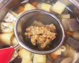 給食の「みそけんちん汁」♡具沢山みそ汁作り方4写真