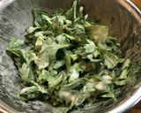 簡単！サクッと！春菊のかき揚げ 天麩羅！作り方6写真