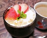 いちごチーズスフレ！豆乳ココアカフェ！作り方1写真