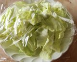 簡単夕食☆キャベツのキムチ和え☆副菜作り方1写真