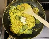 超簡単☆きゅうりのカレーパスタ♪♪作り方4写真