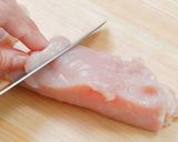 みつせ鶏むね肉のゴーヤチャンプル作り方1写真