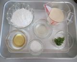アーサ米粉むしパン☆赤ちゃんのおやつ作り方1写真